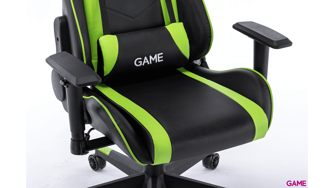 GAME Racing Pro GT320 Negro-Verde - Silla Gaming