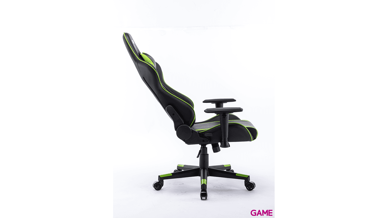GAME Racing Pro GT320 Negro-Verde - Silla Gaming