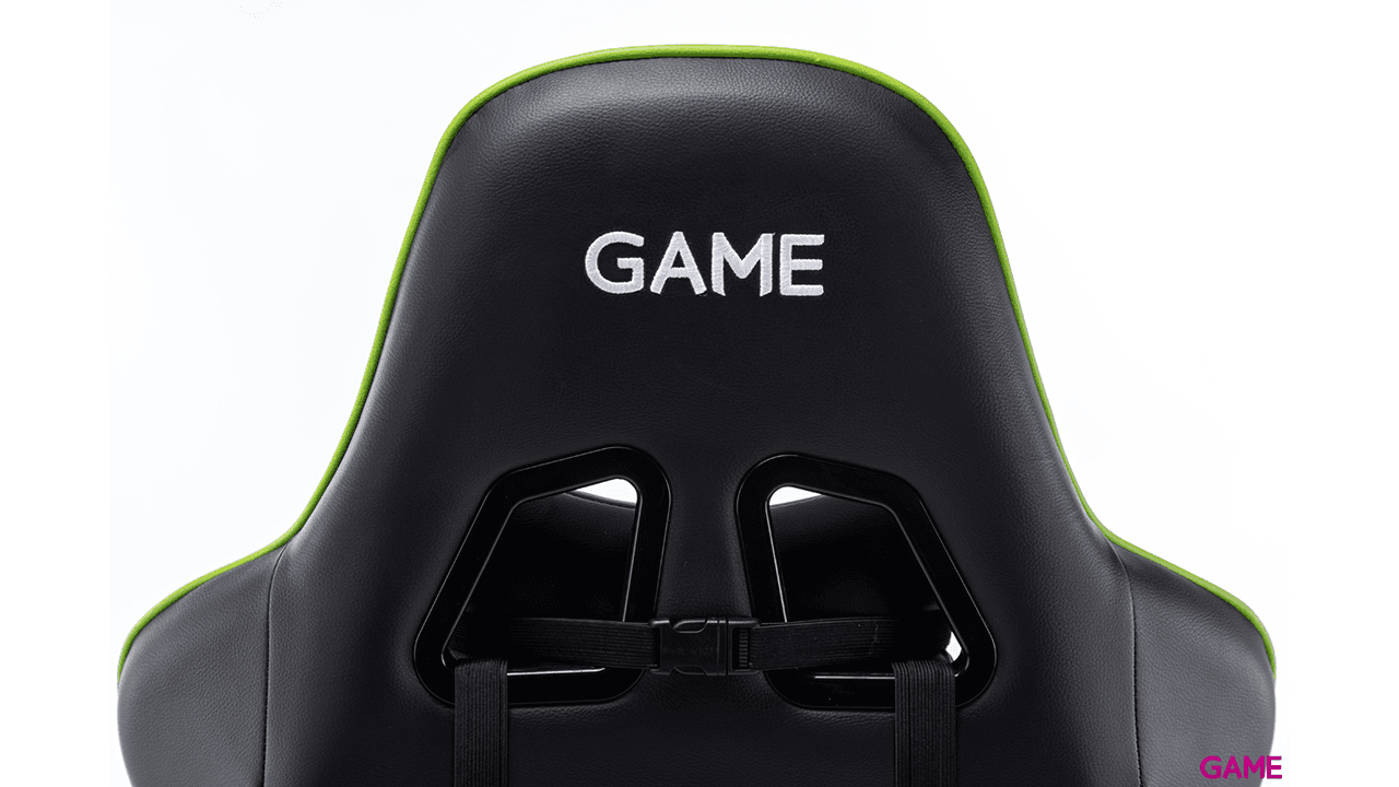 GAME Racing Pro GT320 Negro-Verde - Silla Gaming