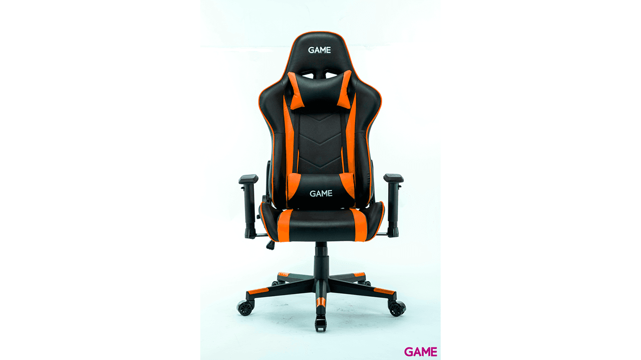 GAME Racing Pro GT320 Negro-Naranja - Silla Gaming