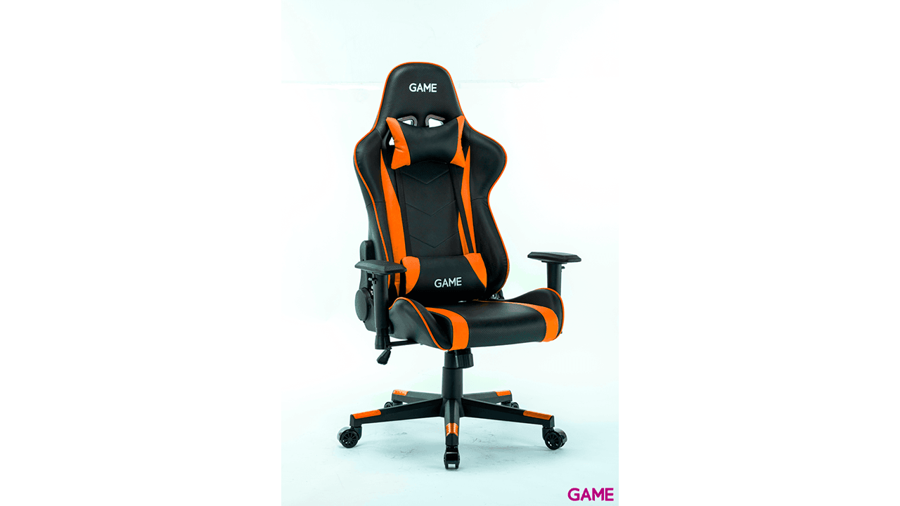 GAME Racing Pro GT320 Negro-Naranja - Silla Gaming