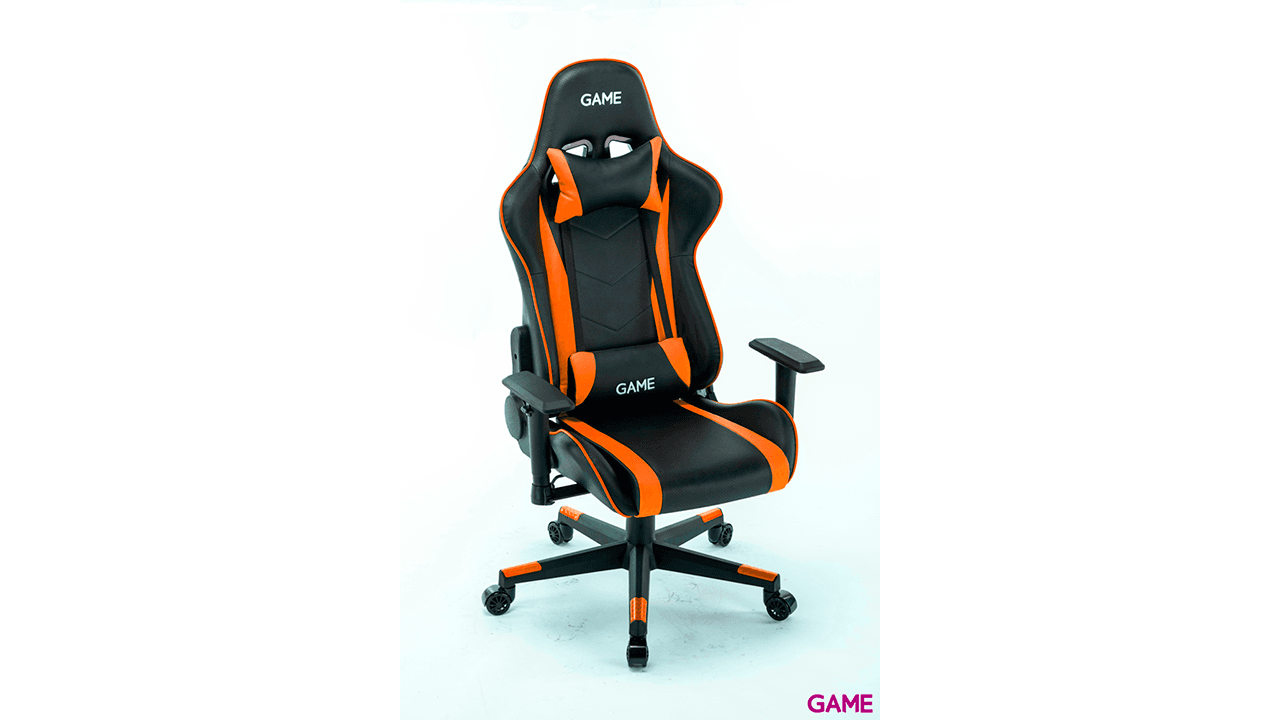 GAME Racing Pro GT320 Negro-Naranja - Silla Gaming