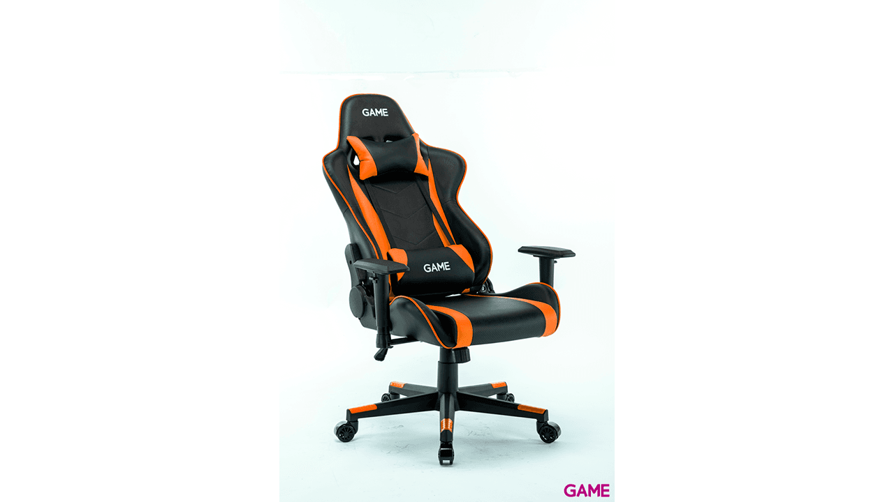 GAME Racing Pro GT320 Negro-Naranja - Silla Gaming
