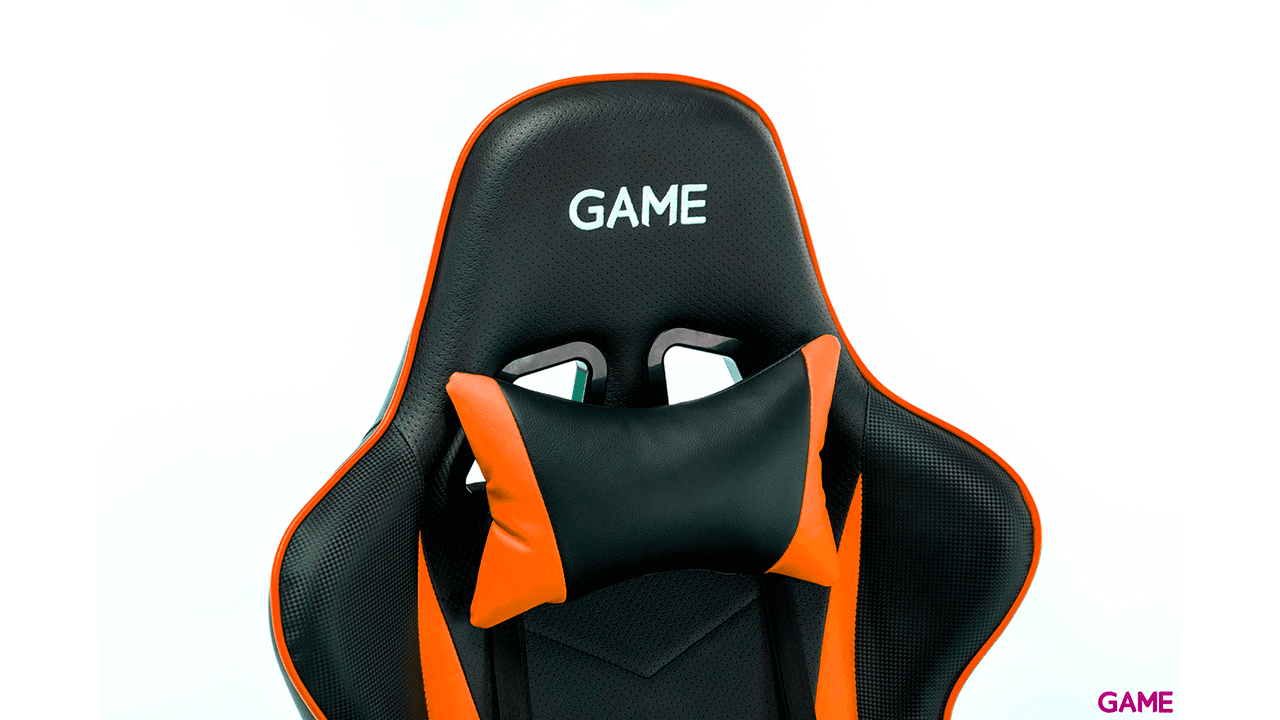 GAME Racing Pro GT320 Negro-Naranja - Silla Gaming