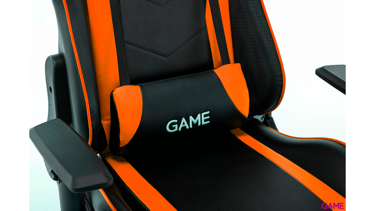 GAME Racing Pro GT320 Negro-Naranja - Silla Gaming