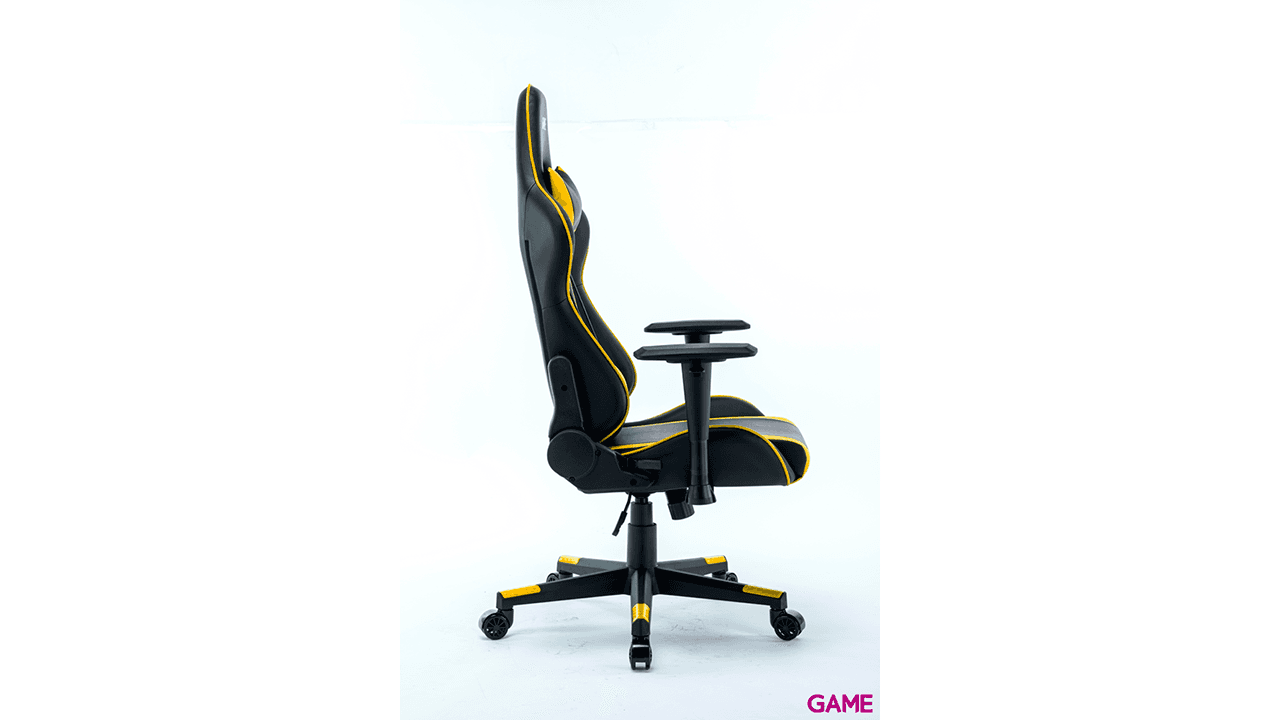 GAME Racing Pro GT320 Negro-Amarillo - Silla Gaming