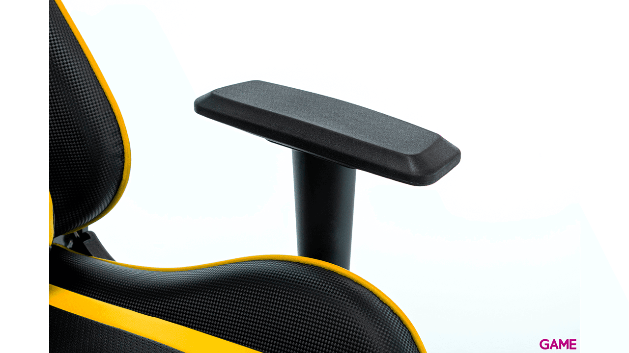 GAME Racing Pro GT320 Negro-Amarillo - Silla Gaming