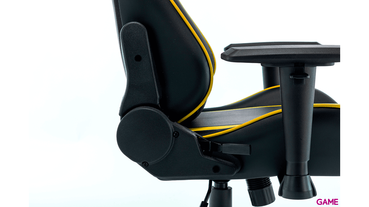 GAME Racing Pro GT320 Negro-Amarillo - Silla Gaming