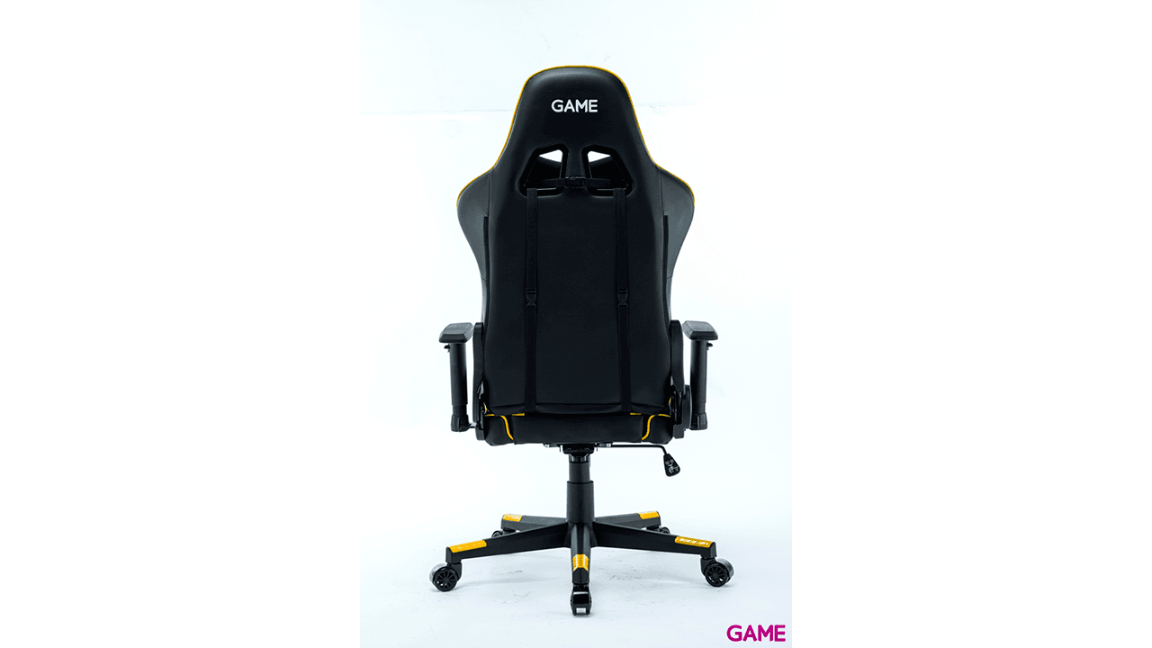 GAME Racing Pro GT320 Negro-Amarillo - Silla Gaming