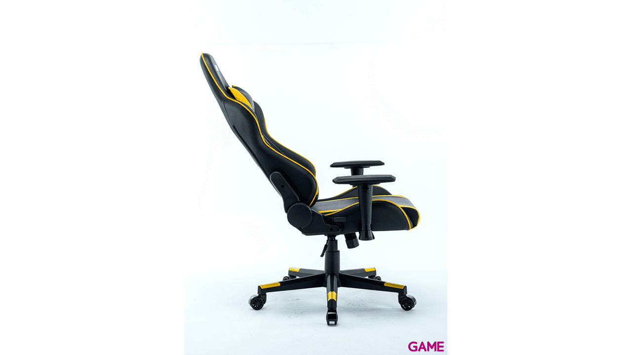 GAME Racing Pro GT320 Negro-Amarillo - Silla Gaming