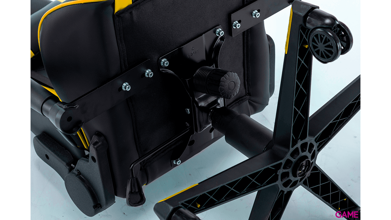 GAME Racing Pro GT320 Negro-Amarillo - Silla Gaming