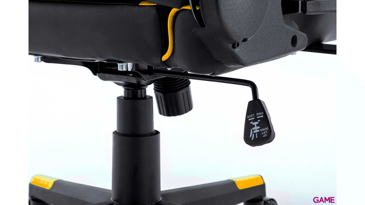 GAME Racing Pro GT320 Negro-Amarillo - Silla Gaming