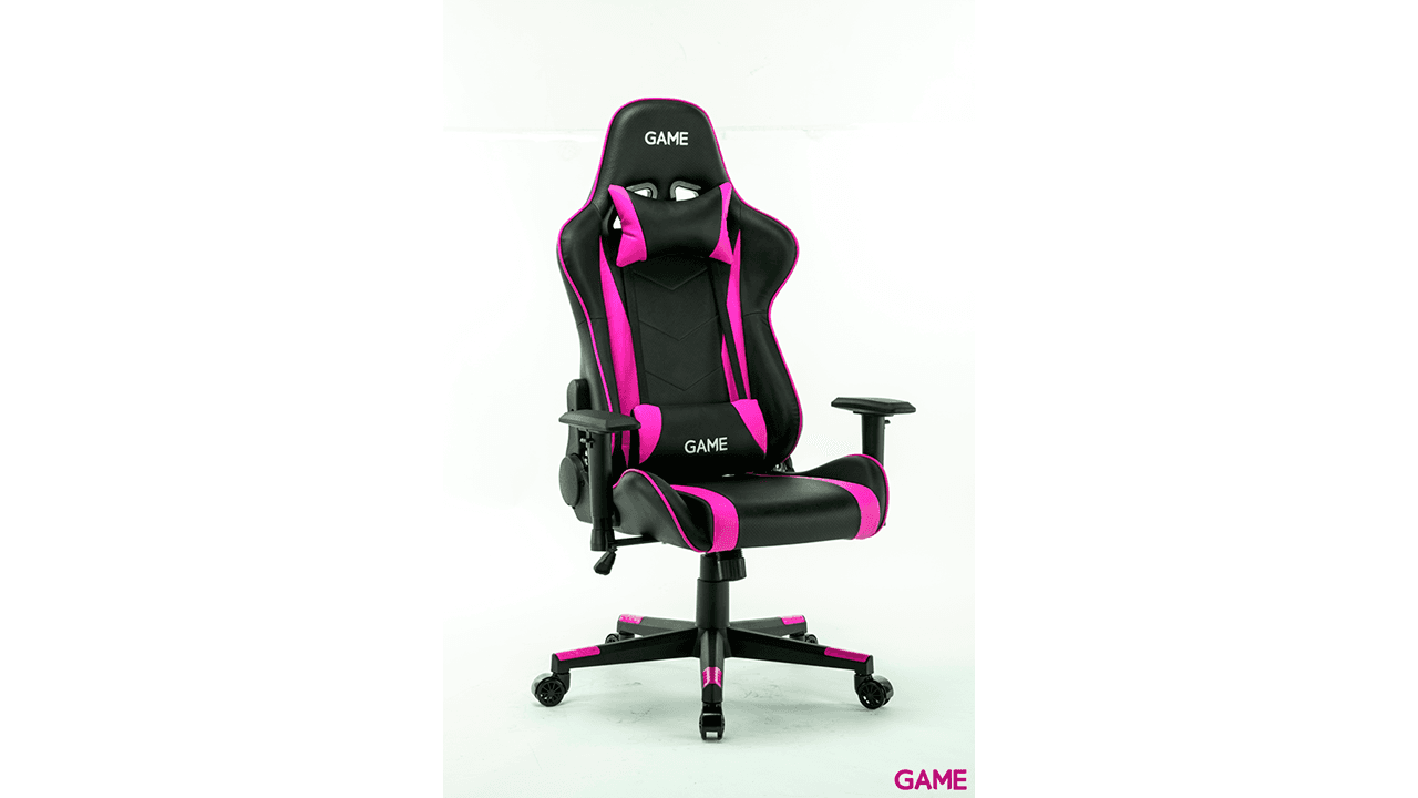 GAME Racing Pro GT320 Negro-Rosa - Silla Gaming