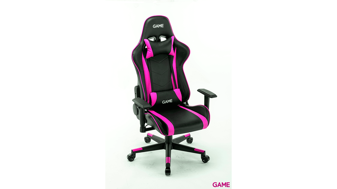 GAME Racing Pro GT320 Negro-Rosa - Silla Gaming