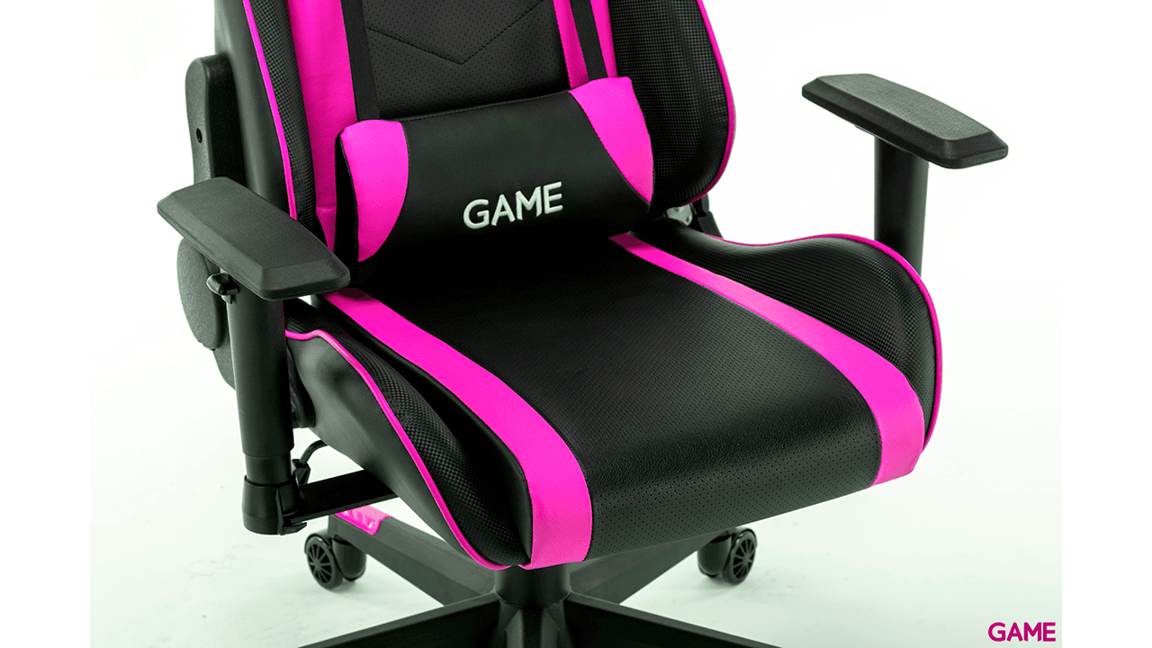 GAME Racing Pro GT320 Negro-Rosa - Silla Gaming
