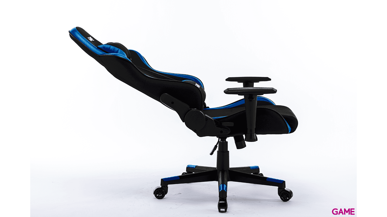 GAME Racing Pro GT325 Tela Negro-Azul - Silla Gaming