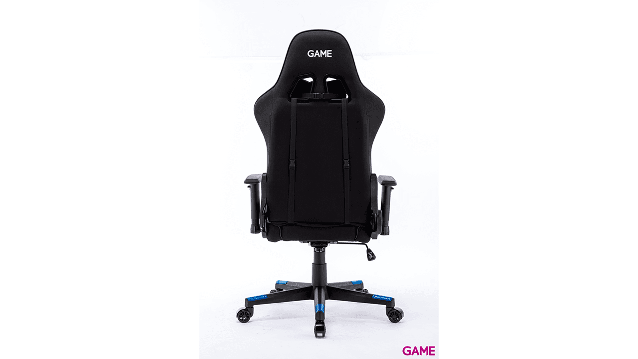 GAME Racing Pro GT325 Tela Negro-Azul - Silla Gaming