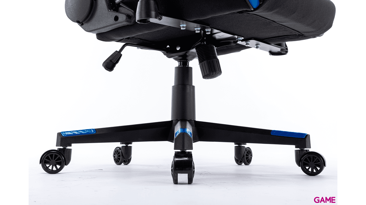 GAME Racing Pro GT325 Tela Negro-Azul - Silla Gaming