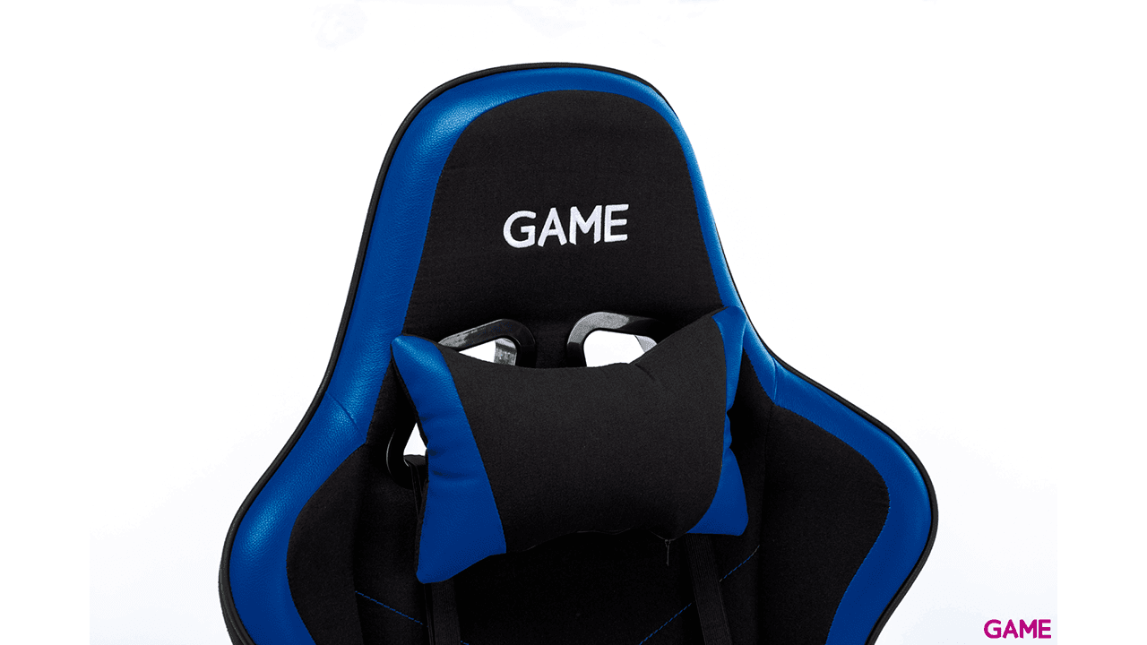 GAME Racing Pro GT325 Tela Negro-Azul - Silla Gaming