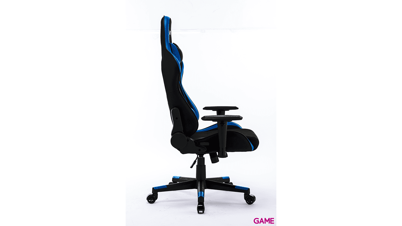 GAME Racing Pro GT325 Tela Negro-Azul - Silla Gaming