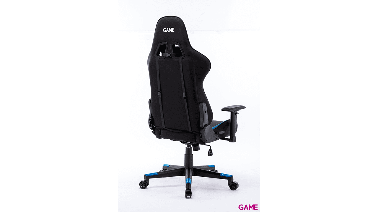 GAME Racing Pro GT325 Tela Negro-Azul - Silla Gaming