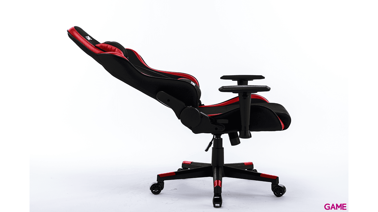 GAME Racing Pro GT325 Tela Negro-Rojo - Silla Gaming