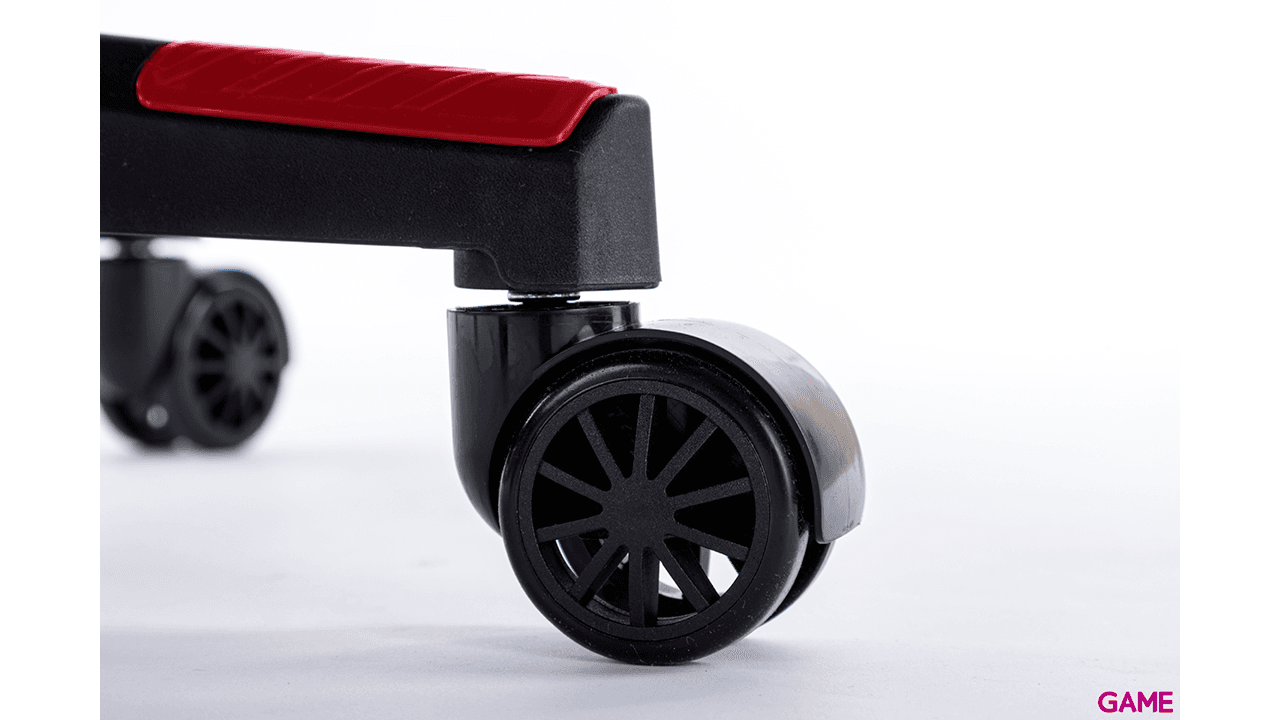 GAME Racing Pro GT325 Tela Negro-Rojo - Silla Gaming