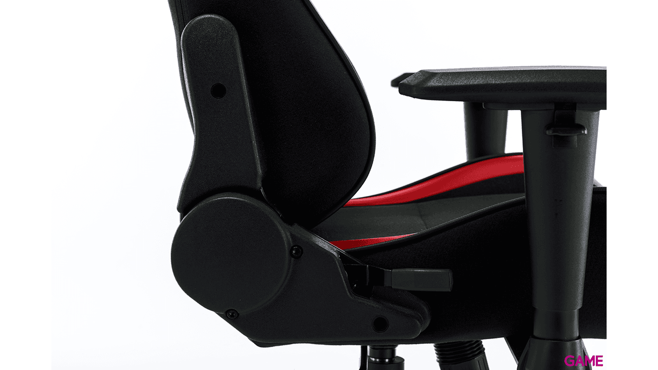 GAME Racing Pro GT325 Tela Negro-Rojo - Silla Gaming