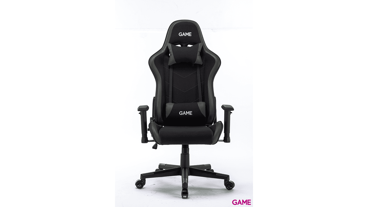 GAME Racing Pro GT325 Tela Negro - Silla Gaming