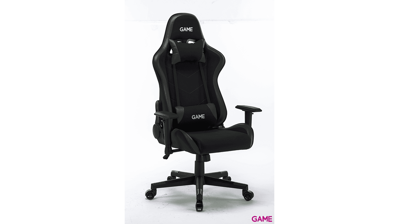 GAME Racing Pro GT325 Tela Negro - Silla Gaming