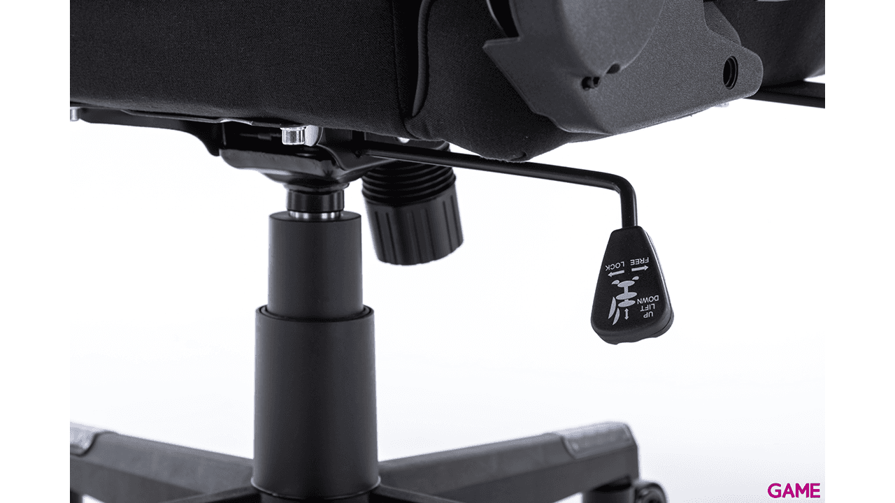 GAME Racing Pro GT325 Tela Negro - Silla Gaming