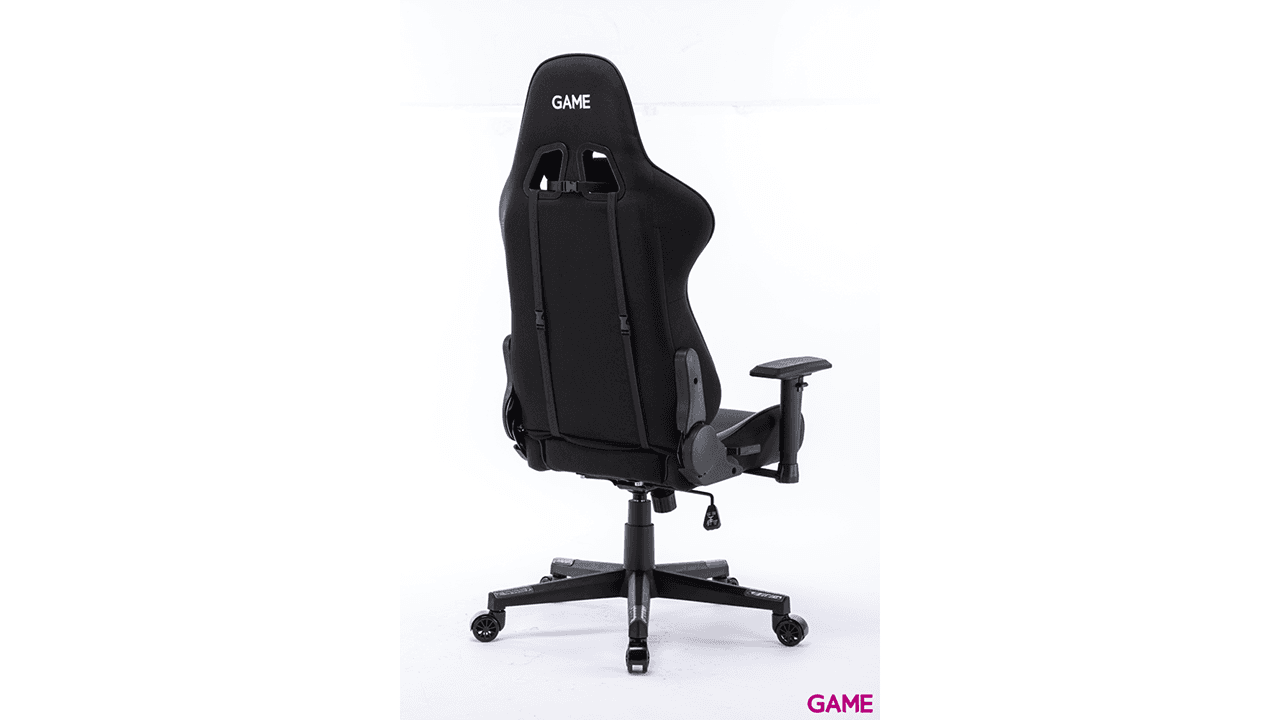 GAME Racing Pro GT325 Tela Negro - Silla Gaming