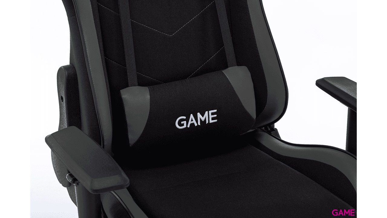 GAME Racing Pro GT325 Tela Negro - Silla Gaming