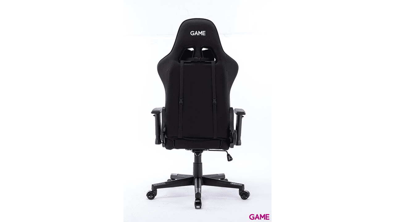 GAME Racing Pro GT325 Tela Negro - Silla Gaming