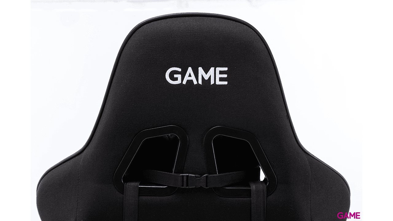 GAME Racing Pro GT325 Tela Negro - Silla Gaming