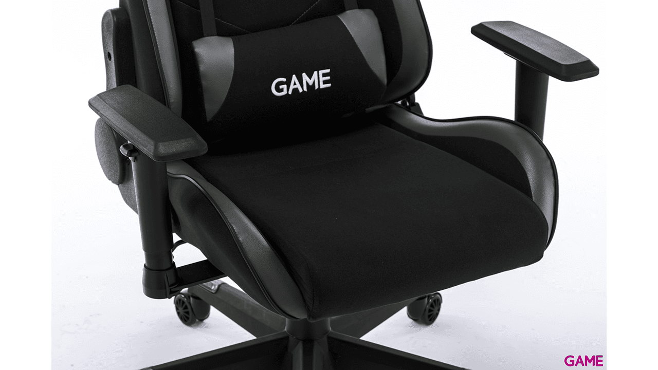 GAME Racing Pro GT325 Tela Negro - Silla Gaming