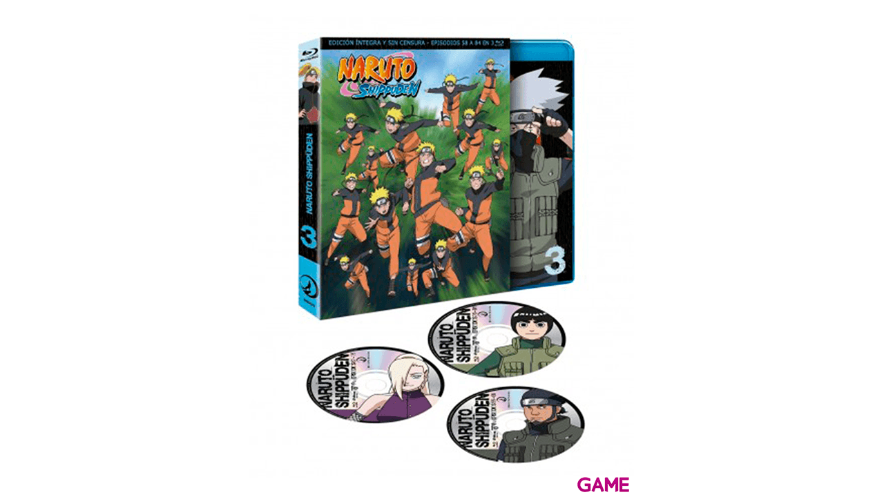 Naruto Shippuden Box 3 Episodios 58 a 84