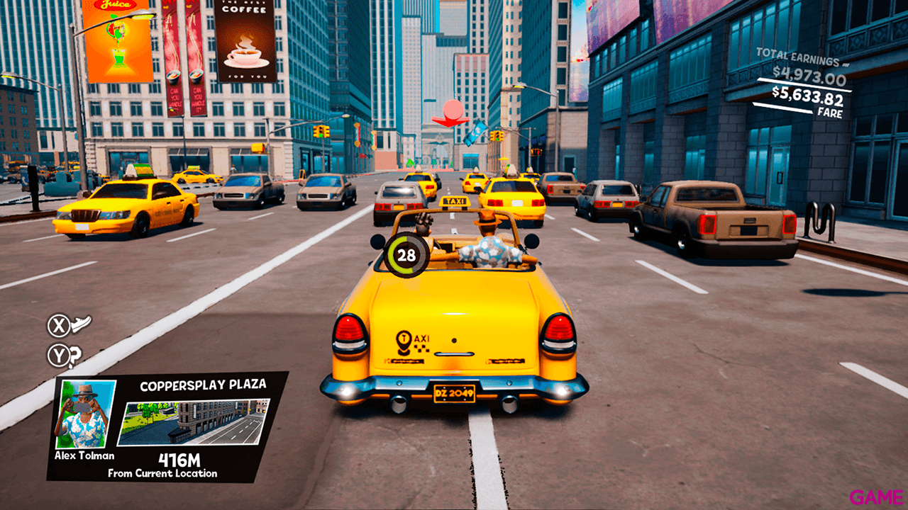 Taxi Chaos CIAB + Volante NW Nintendo Switch