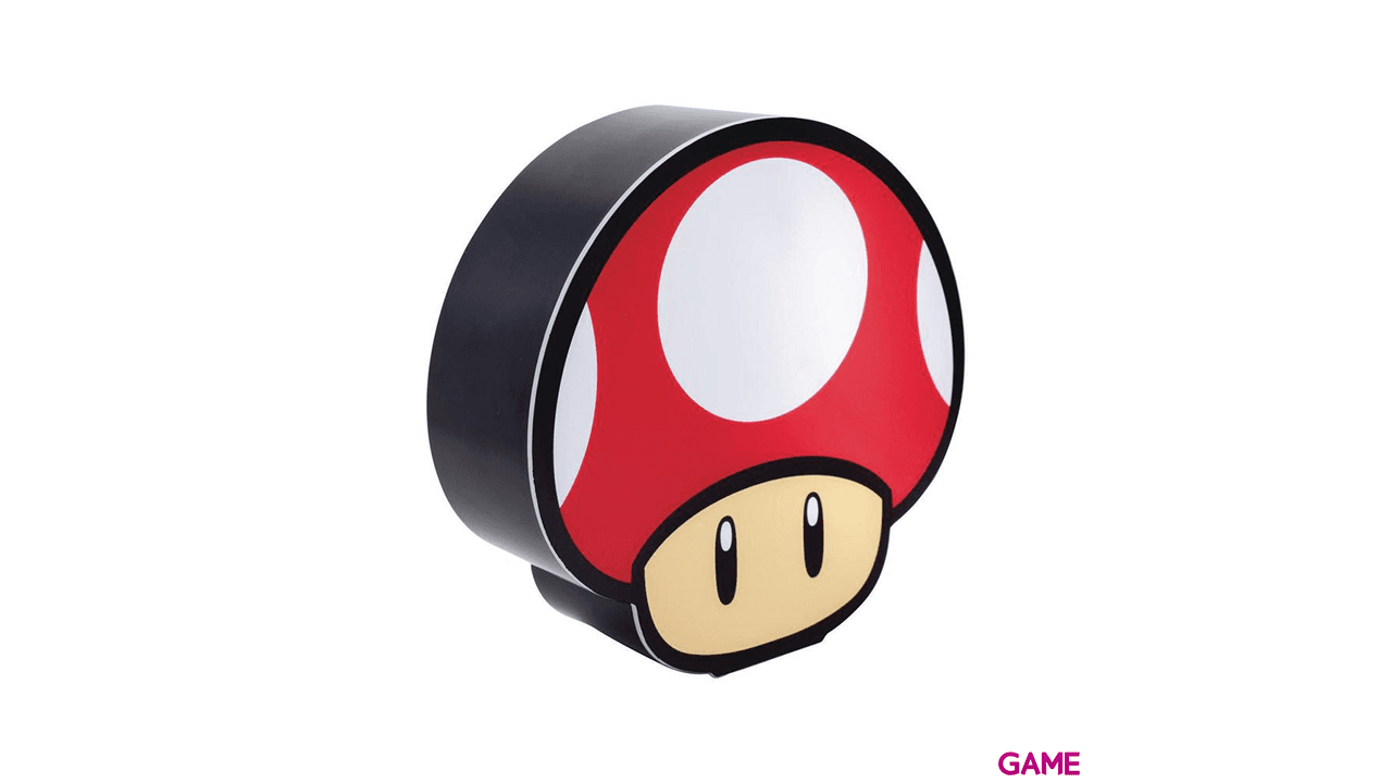 Lámpara Super Mario: Champiñón Rojo