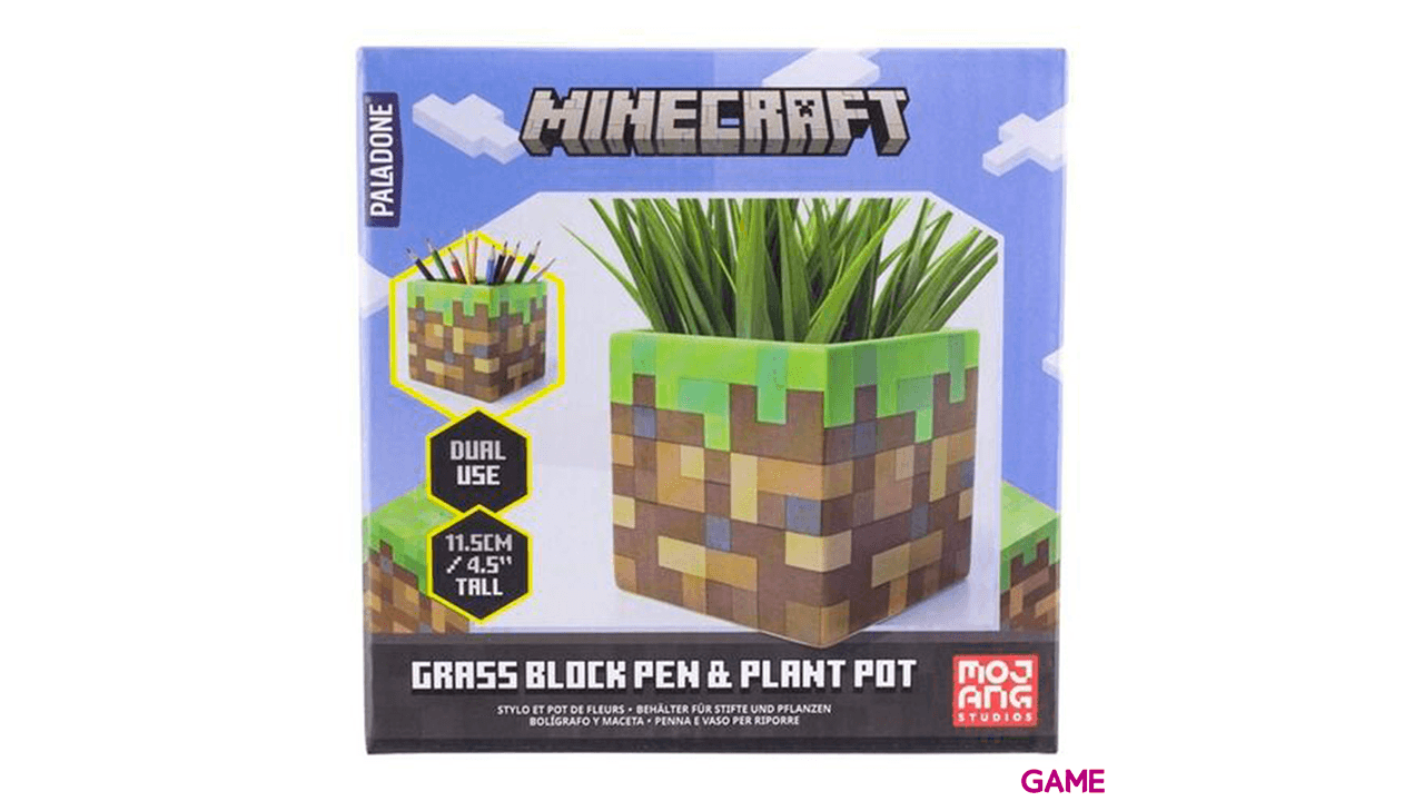 Lapicero Minecraft: Bloque Cesped