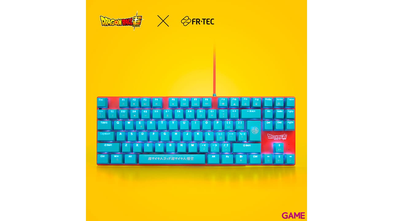 Teclado Dragon Ball Super Keyboard Goku FR-TEC