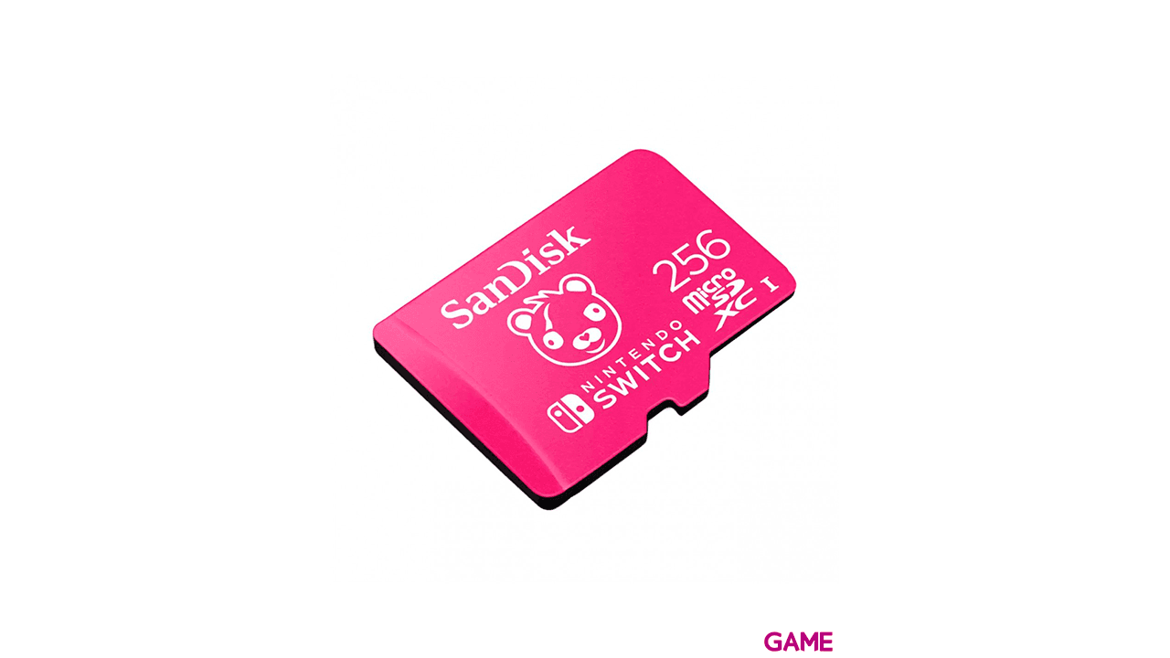 Memoria Sandisk 256GB microSDXC Fortnite -Licencia oficial-