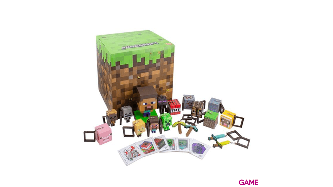 Calendario de Adviento Minecraft Cubo