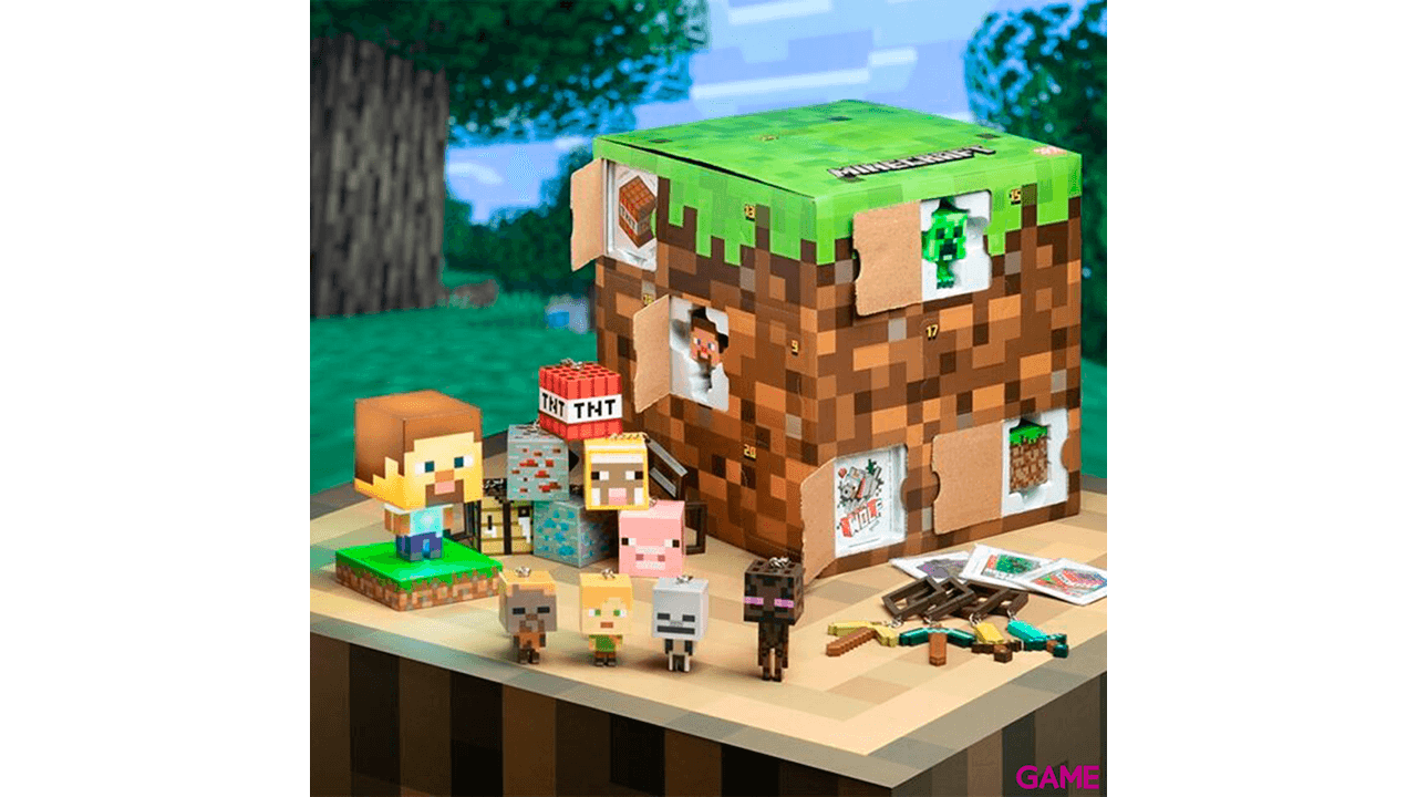 Calendario de Adviento Minecraft Cubo