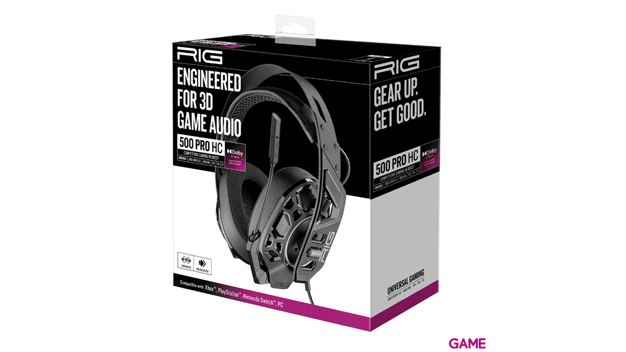 Auriculares Gaming RIG 500 PROHC G2 Negro