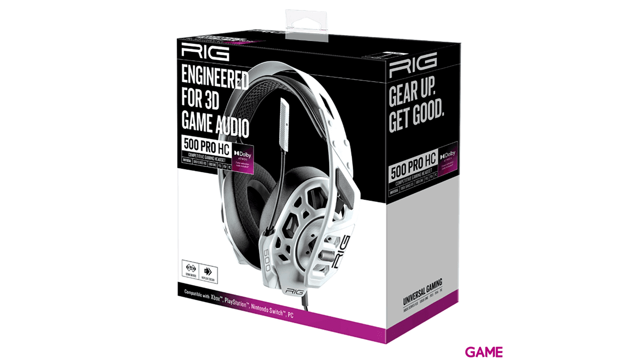 Auriculares Gaming RIG 500 PROHC G2 Blanco