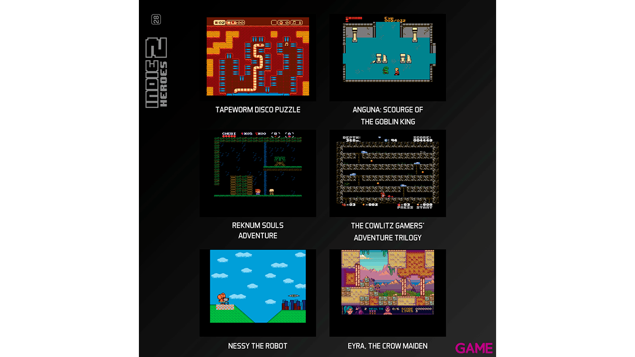 Cartucho Evercade Indie Heroes 2