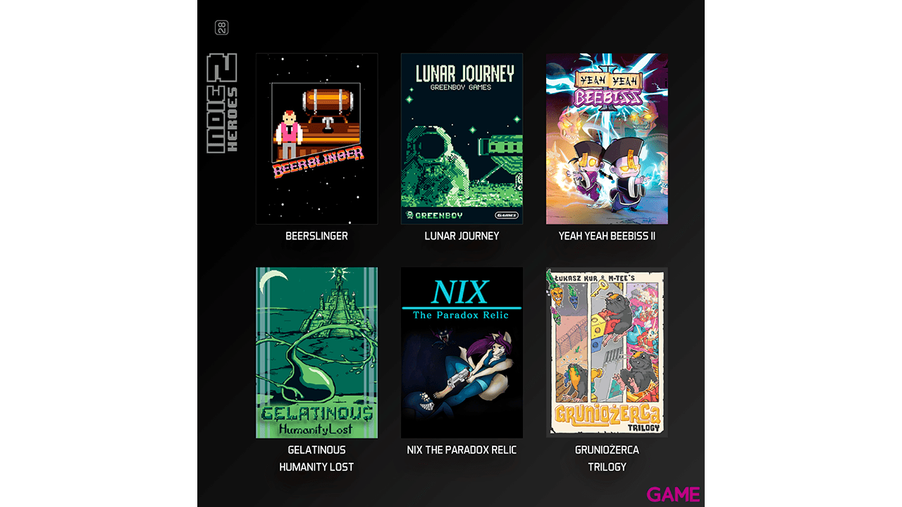 Cartucho Evercade Indie Heroes 2