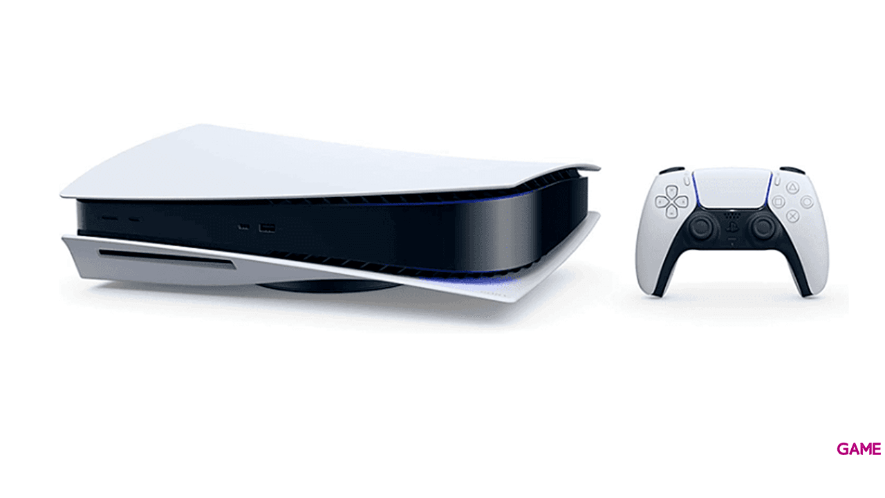 PlayStation 5 Stand + Mando Inalámbrico DualSense Blanco