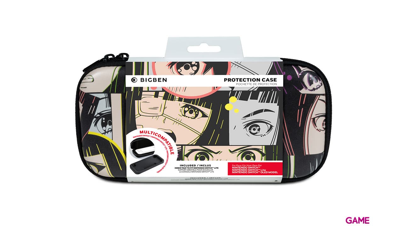 Funda Rigida Bigben para Nintendo Switch Diseño Manga